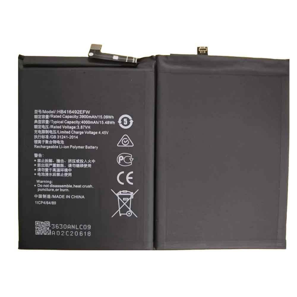 Batería para Watch-2-410mAh-1ICP5/26/huawei-HB416492EFW